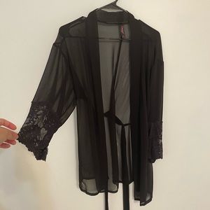 Women’s black robe